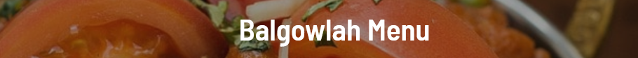Balgowlah menu